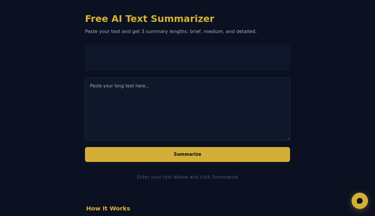 Free AI Text Summarizer - S.C.A.L.A.