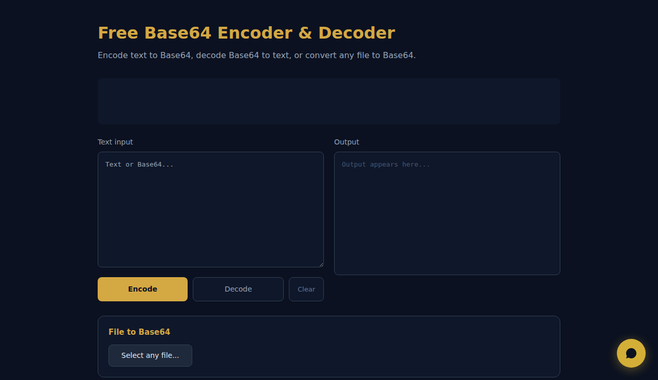 Free Base64 Encoder & Decoder - S.C.A.L.A.