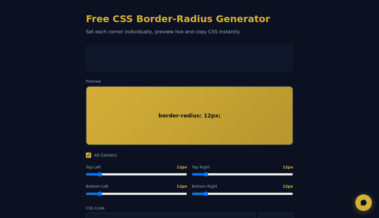 Free CSS Border-Radius Generator - S.C.A.L.A.