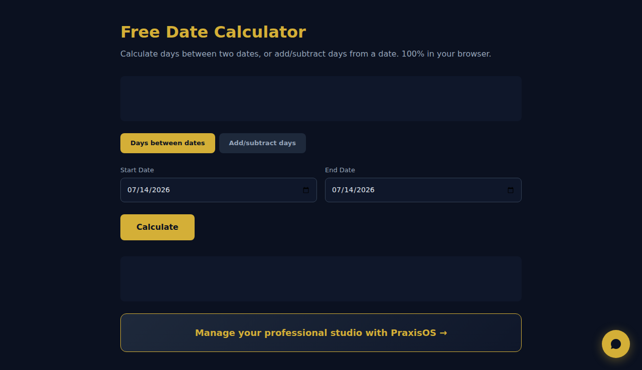 Free Date Calculator - S.C.A.L.A.