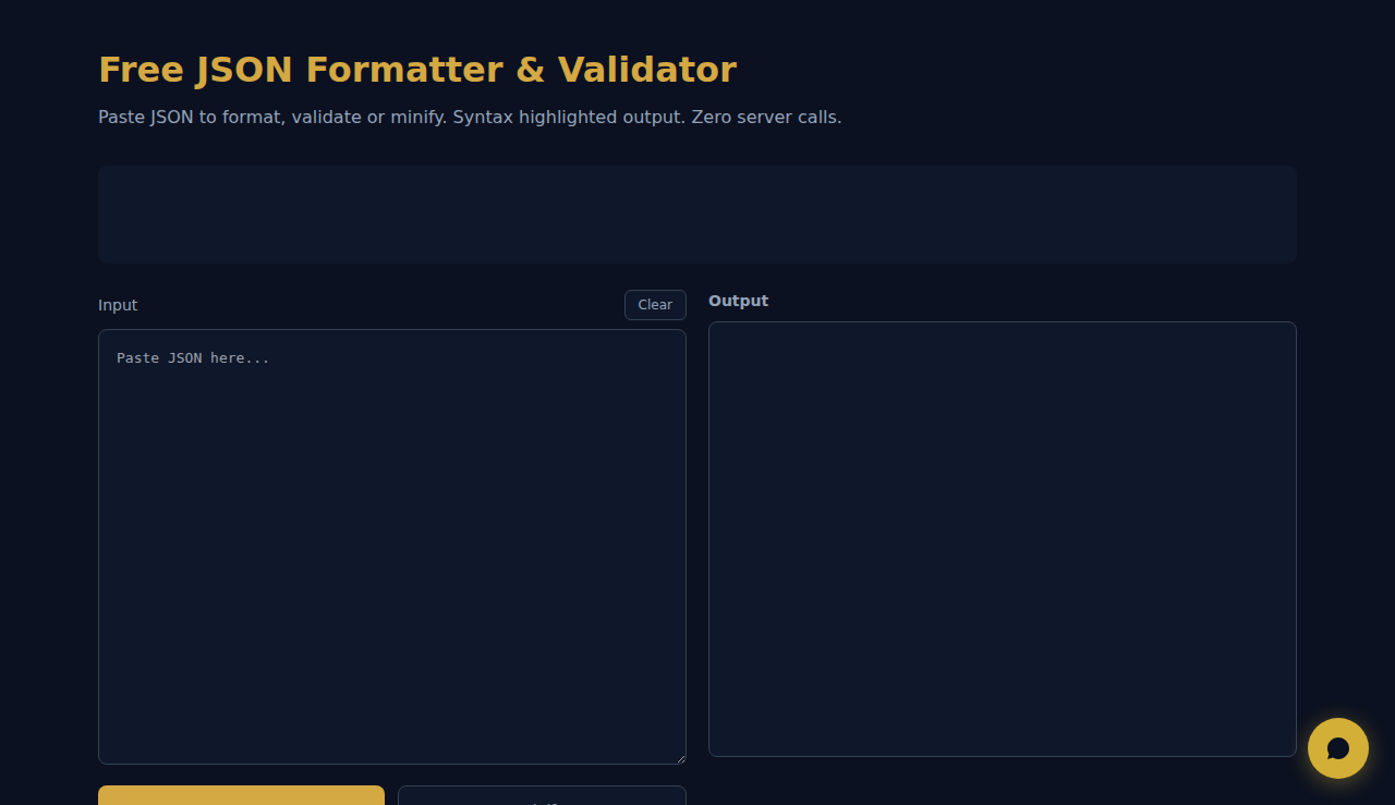 Free JSON Formatter & Validator - S.C.A.L.A.