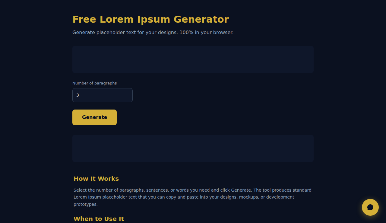 Free Lorem Ipsum Generator - S.C.A.L.A.