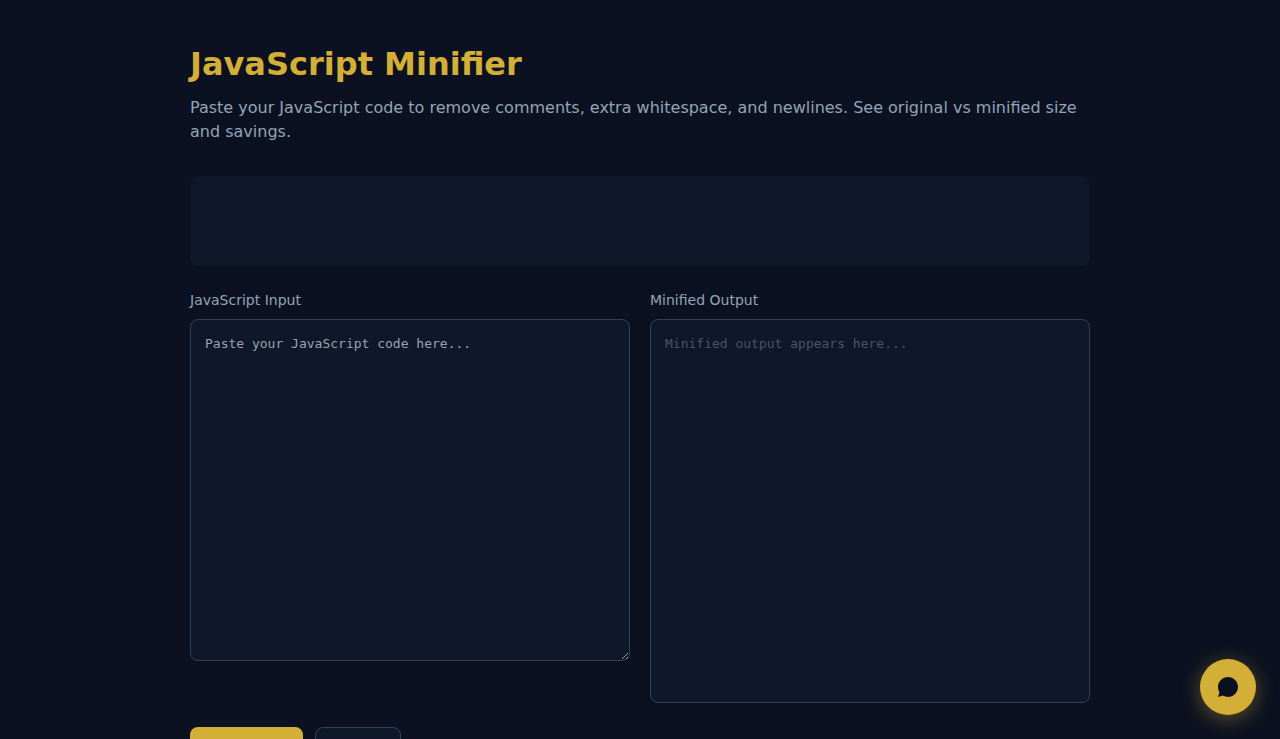 JavaScript Minifier - S.C.A.L.A.