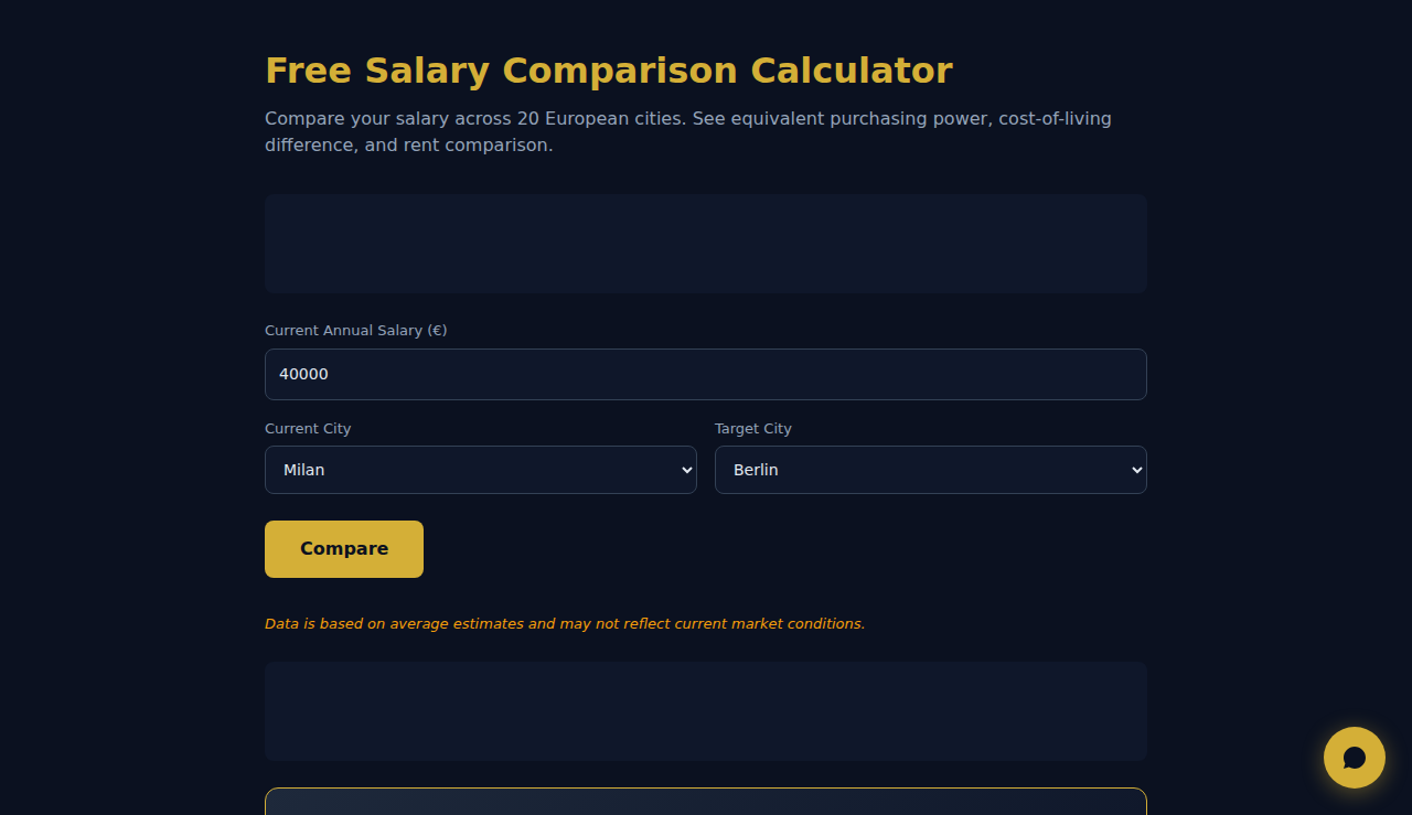 Free Salary Comparison Calculator - S.C.A.L.A.
