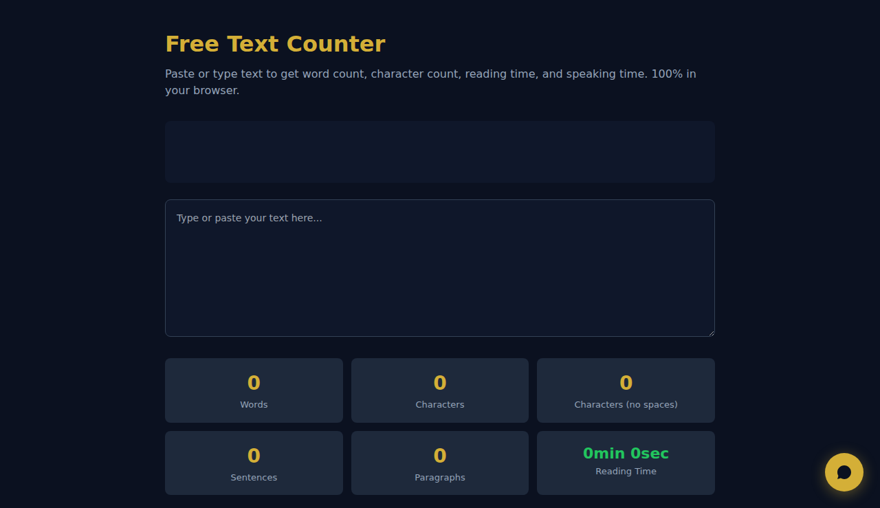 Free Text Counter - S.C.A.L.A.